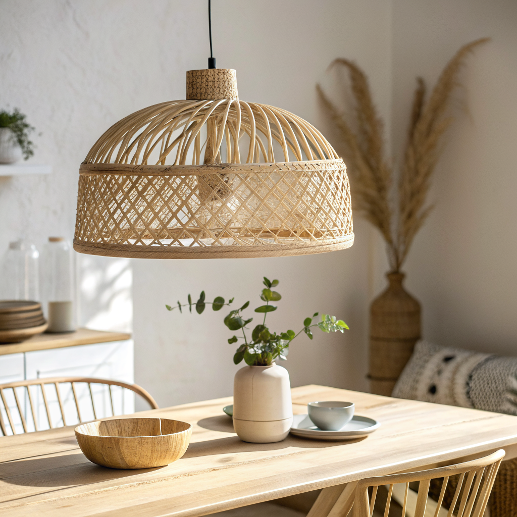 Hanglamp van rotan, 40 cm - Cazero