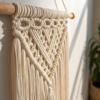 Macramé wandkleed, 90 cm - Cazero