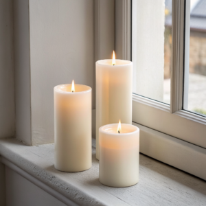 Set van 3 LED-sfeerkaarsen - Cazero