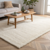 Vloerkleed met wollook, 160 x 230 cm - Cazero