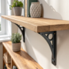 Wandrek van eikenhout, 2 planken - Cazero