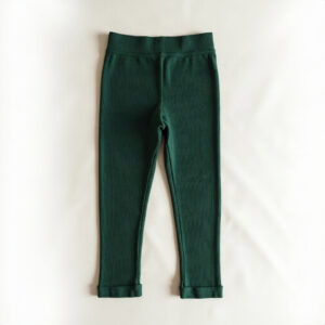 Legging van rib, donkergroen – Cazero Legging van rib, donkergroen - Cazero
