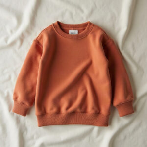 Sweater van badstof, klei - Cazero
